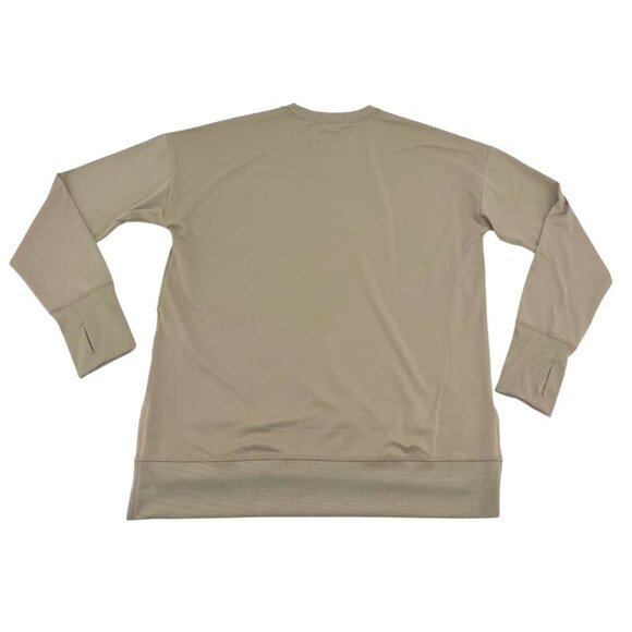 Bench Women's Tan Split Hem Long Sleeve Top | Size Large - Picture 2 of 2
